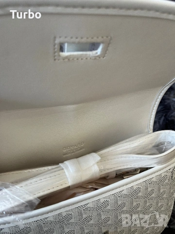 Goyard бяла чанта, снимка 4 - Чанти - 53879445