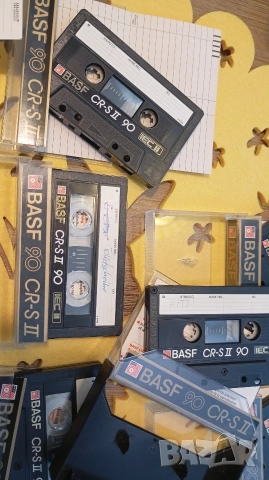 Лот от 18 аудио касети BASF CR-S II 90  Chrome super II 90/60 Chrome Standart II 90 хромни ленти, снимка 11 - Аудио касети - 53928902