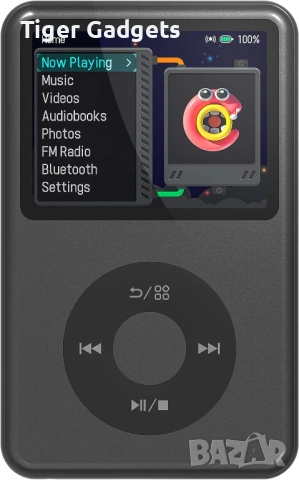 Innioasis Y1 MP3 Player – 128GB мултимедиен плеър с Bluetooth и тъч колело