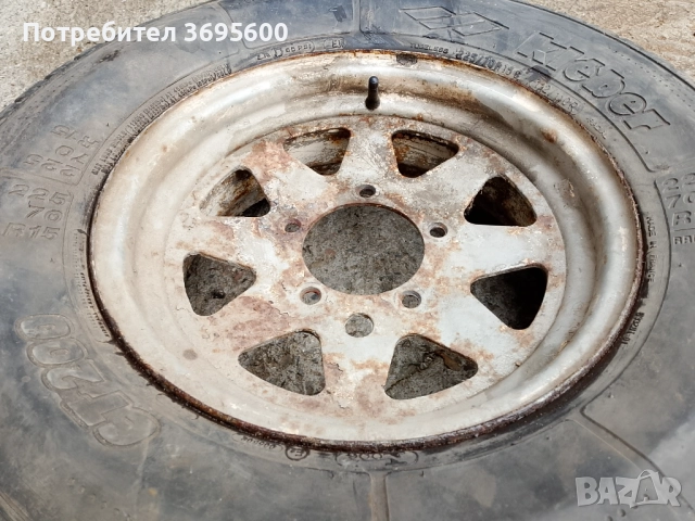 Daihatsu Feroza Дайхатсу Фероза резервна гума железна джанта 15 цола, снимка 2 - Гуми и джанти - 52846745