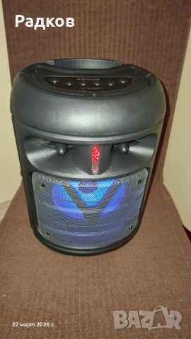 Блутут колонка с FM радио, караоке, USB, снимка 5 - Караоке - 53938408