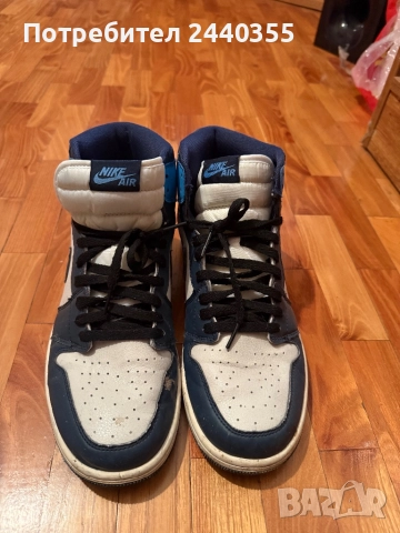 Маратонки Nike air Jordan 1, снимка 2 - Маратонки - 52527203