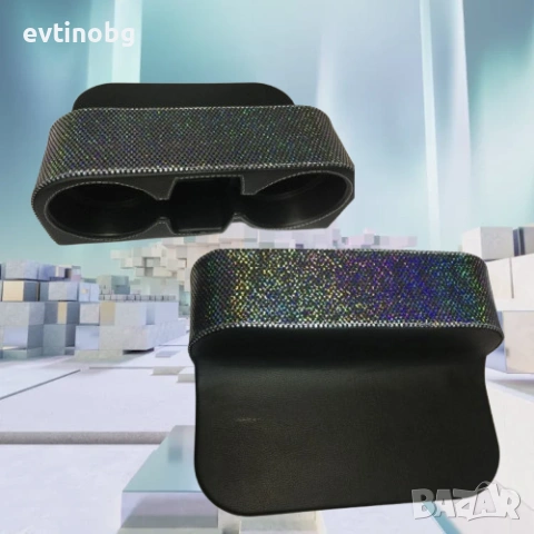 Луксозен Кожен Органайзер с Кристали за Кола – Блясък и Стил в интериора, снимка 6 - Аксесоари и консумативи - 53908256