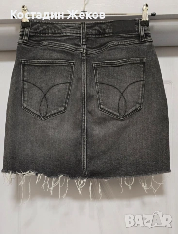 23€. Дамска оригинална дънкова поличка. Calvin Klein JEANS. Като нова. , снимка 2 - Поли - 53827718