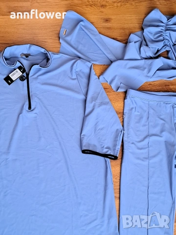 Mykiny brand бански костюми XL син и беж, снимка 4 - Бански костюми - 54159452