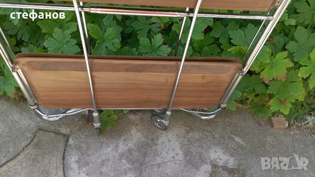 Руска помощна бар масичка, сгъваема на колелца, снимка 6 - Други - 50985157