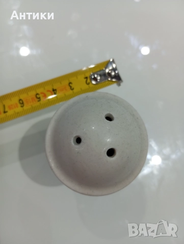 Стара порцеланова солница маркирана , снимка 4 - Други - 52553733