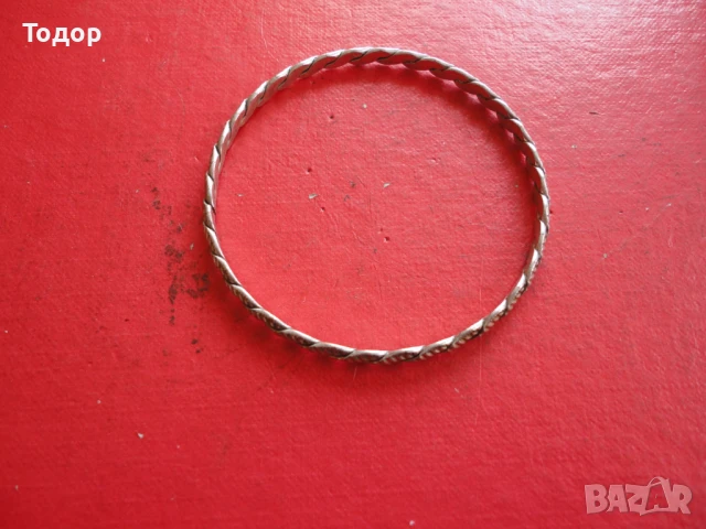 Старинна метална гривна 4, снимка 4 - Гривни - 50460577