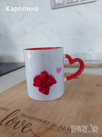 Ръчно рисувана и декорирана керамична чаша