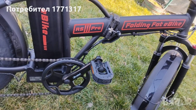 Електрическо сгъваемо колело Elmotivo RSIII Pro Folding Fat eBike, снимка 6 - Велосипеди - 53854042