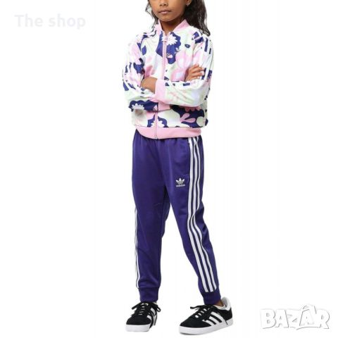 ДЕТСКИ СПОРТЕН ЕКИП ADIDAS ORIGINALS FLOWER PRINT TRACK SUIT PINK/MULTI (002), снимка 1 - Детски комплекти - 45946818