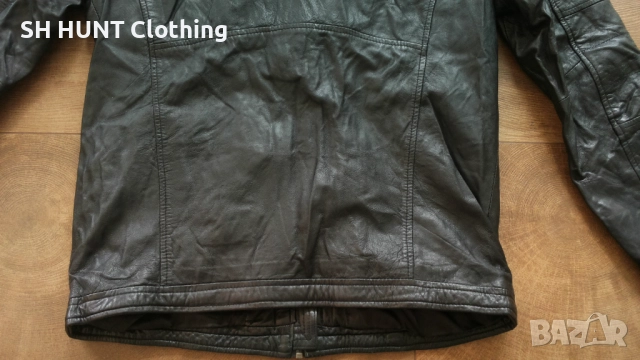 Jack & Jones Lamb Leather Jacker Размер M мъжко яке естествена кожа 4-57, снимка 6 - Якета - 52226773