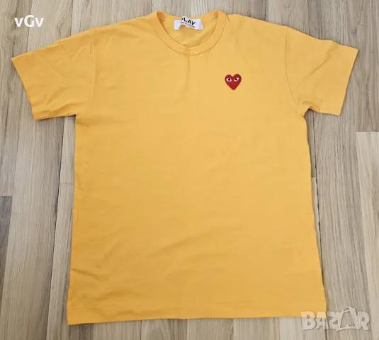 Мъжка тениска Comme Des Garcons Play Slim - L/XL, снимка 2 - Тениски - 46947630