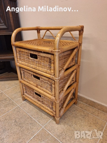 Етажерки и масичка от ратан, снимка 7 - Етажерки - 53825511