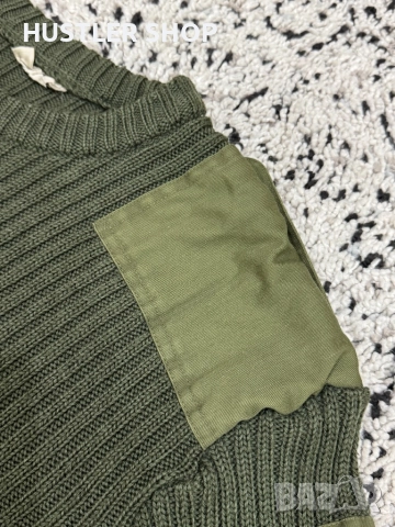 Мъжки военен пуловер. Размер L, снимка 4 - Пуловери - 52702492