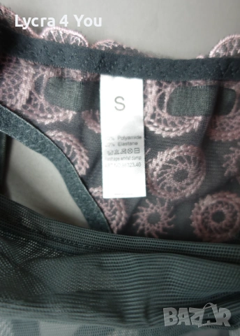 XS/S сиви луксозни прашки с розова бродерия, снимка 4 - Бельо - 53688119