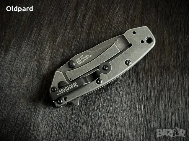 Мощен джобен сгъваем нож Kershaw Cryo Hinderer Framelock (155BW), снимка 2 - Ножове - 48693742