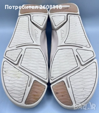 Дамски обувки CLARKS Trigenic Бежови - № 40, естествена мека кожа, снимка 8 - Дамски ежедневни обувки - 53491680