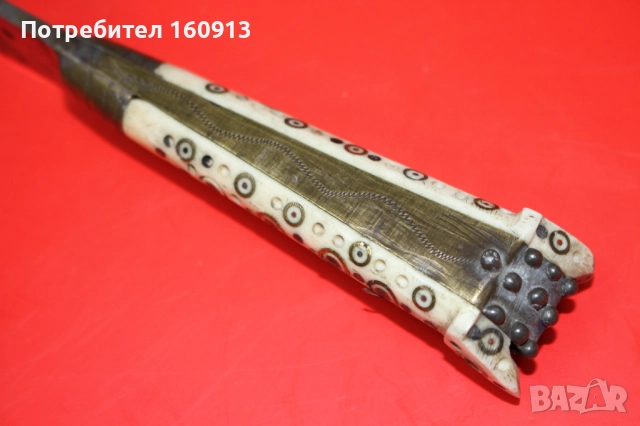 Босненски нож, кама, ятаган с печат на работилницата, майстора., снимка 9 - Антикварни и старинни предмети - 51626586