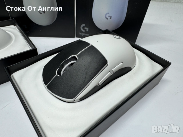 Мишка геймърска Logitech PRO X Superlight 2 / бяла, снимка 3 - Клавиатури и мишки - 49975092