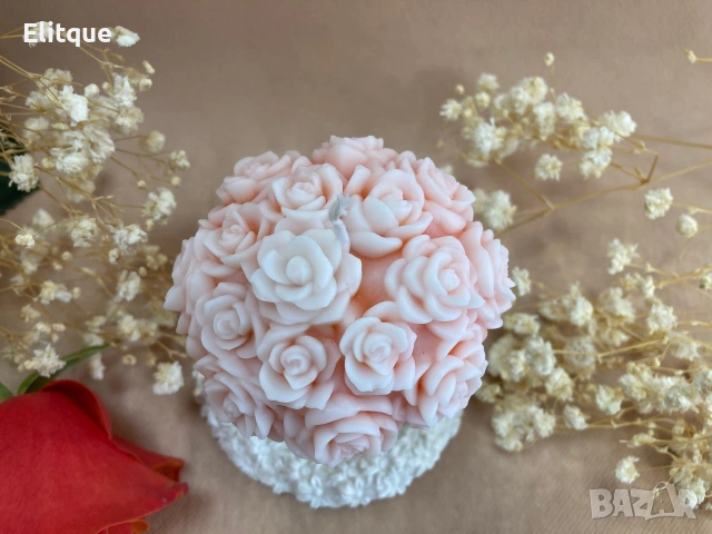 букет от сапунени рози , снимка 4 - Декорация за дома - 53458870