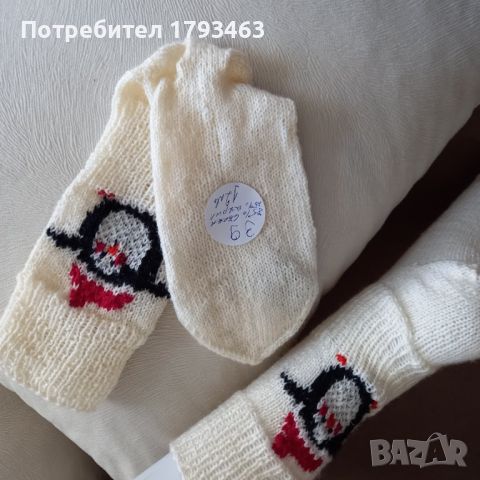 Ръчно плетени дамски чорапи размер 39, снимка 2 - Дамски чорапи - 46154903