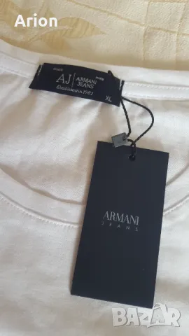 Мъжка тениска ARMANI JEANS, снимка 4 - Тениски - 34174453