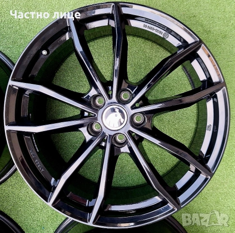 Продавам 4бр 19-ки джанти за Шкода Октавия, Супърб, Карок, Кодиак, Еняк, Елроя , снимка 5 - Гуми и джанти - 53713910