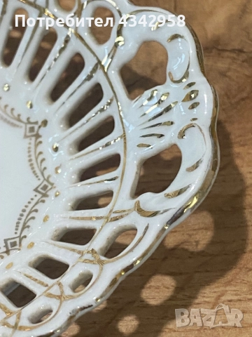 Порцеланова винтидж чиния за бижута., снимка 4 - Антикварни и старинни предмети - 52306372