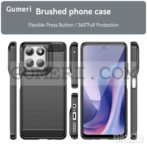 Гръб "Карбон Шарк" за Motorola Moto G57 Power, снимка 9 - Калъфи, кейсове - 36540782