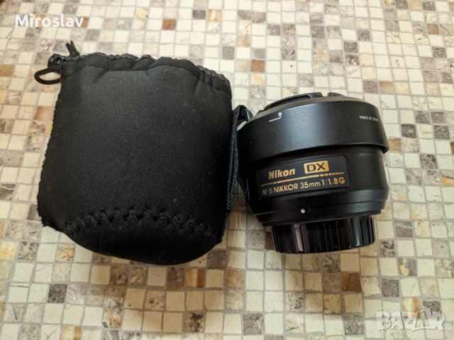 Обектив Nikon AF-S DX Nikkor 35mm f/1.8G, снимка 1 - Обективи и филтри - 46264901