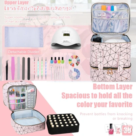 Oрганайзер за лакове и инструменти – 30 гнезда 4651, снимка 3 - Други стоки за дома - 53235624