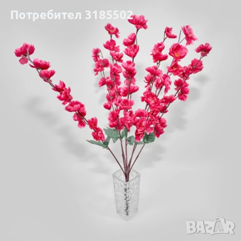 Изкуствени декоративни клонки с цветчета, снимка 2 - Изкуствени цветя - 51227173