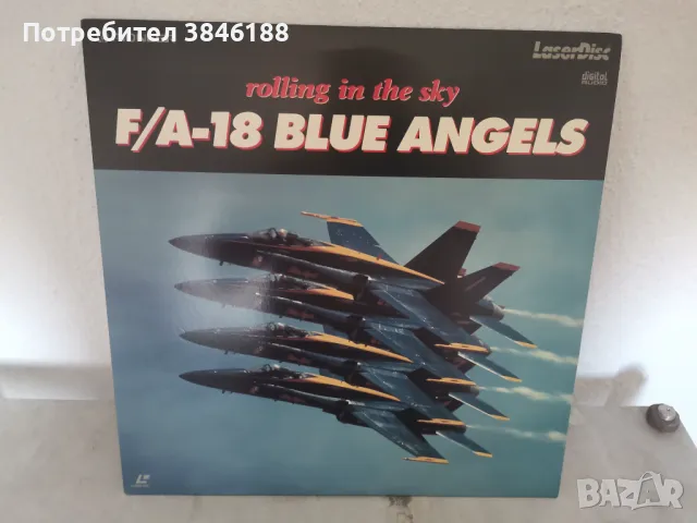 Rolling in the Sky FA-18 Blue Angels  Laserdisc, снимка 1 - Други жанрове - 47252925