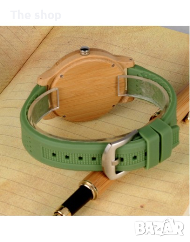Унисекс дървен часовник Modena (005), снимка 2 - Други - 44988762