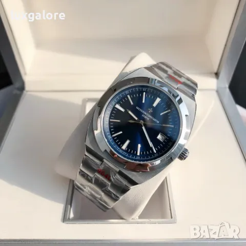 Мъжки часовник Vacheron Constantin Overseas Blue Dial с автоматичен механизъм, снимка 4 - Мъжки - 49845819