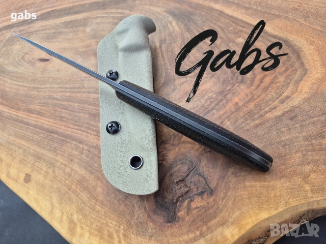 Фиксиран нож ESEE ROWEN,фултанг DC53 с тактическа кания Kydex, снимка 7 - Ножове - 53769281