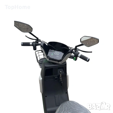 Електрически скутер GT-1000 1200W (Черен) 2026, снимка 2 - Мотоциклети и мототехника - 53015524