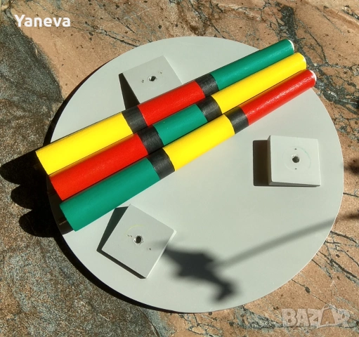 Детски, сгъваеми маси с ръчно рисувани цветни крака. , снимка 8 - Декорация за дома - 53308498