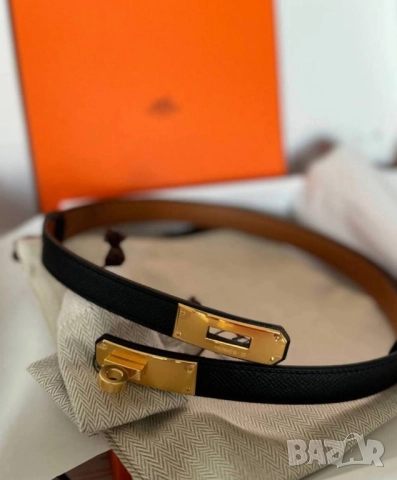 колани от естествена кожа в кутия hermes 