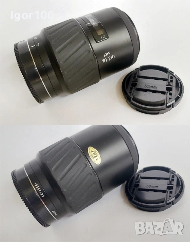 MINOLTA AF 70-210 mm - A mount, снимка 5 - Обективи и филтри - 53253131