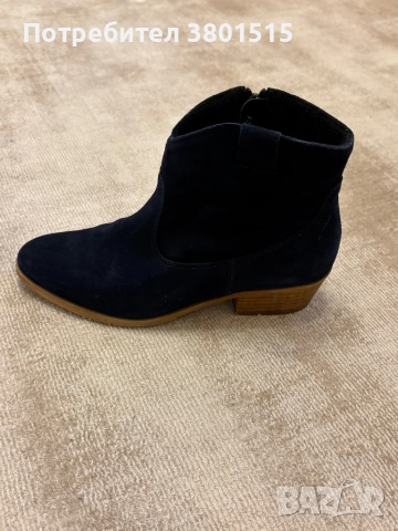 Боти в тъмно синьо, снимка 3 - Дамски боти - 52015508