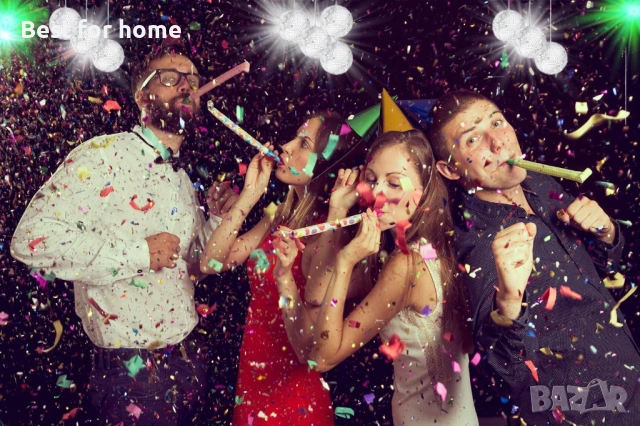 Пакет от 4 огледални диско топки с диаметър 10 см, сребърни висящи топки , снимка 7 - Други - 54090694