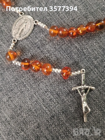 Сребърна броеница, снимка 3 - Колекции - 53270285