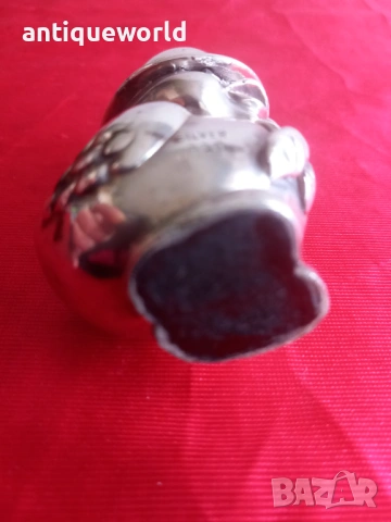 Сребърна Статуетка,Фигурка Пате,76гр Сребро 999, снимка 6 - Антикварни и старинни предмети - 53642634