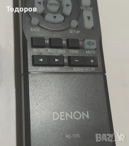 Denon RC-1170 оригинално дистанционно, снимка 4 - Ресийвъри, усилватели, смесителни пултове - 48685260