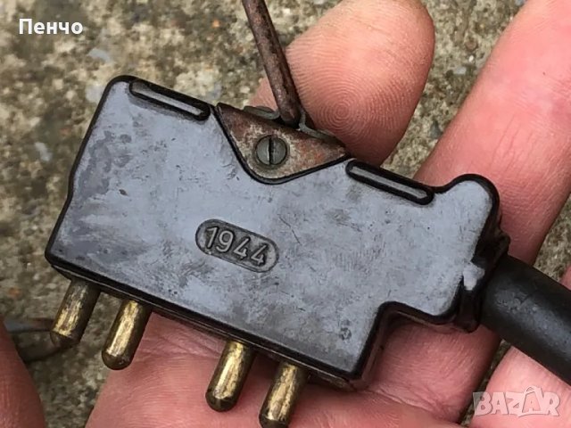 стар немски военно-полеви телефон - WEHRMACHT - WWII - 1938г. - ОРИГИНАЛ, снимка 15 - Антикварни и старинни предмети - 49684881