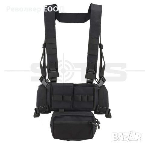 ТАКТИЧЕСКА ЖИЛЕТКА PMC MICRO D CHEST RIG – BLK