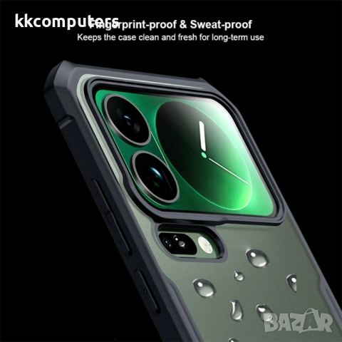 XUNDD Прозрачен Калъф за Xiaomi 17 Pro - TPU+Акрил, Airbag, 0.8mm защита, Черен, снимка 7 - Резервни части за телефони - 53888648