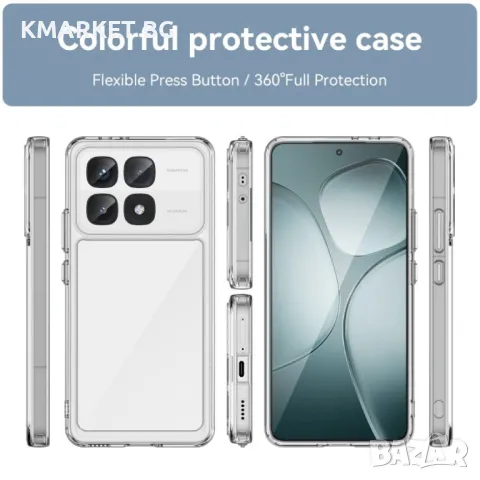 Xiaomi 14T Pro Colorful TPU Калъф и Протектор, снимка 12 - Калъфи, кейсове - 47439363